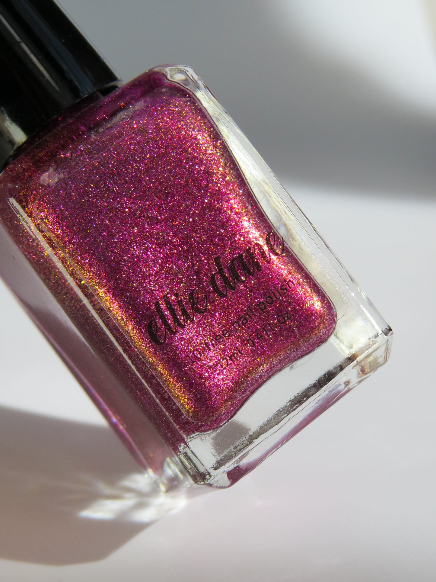 Love Letter Metallic Pink Nail Polish Bottle