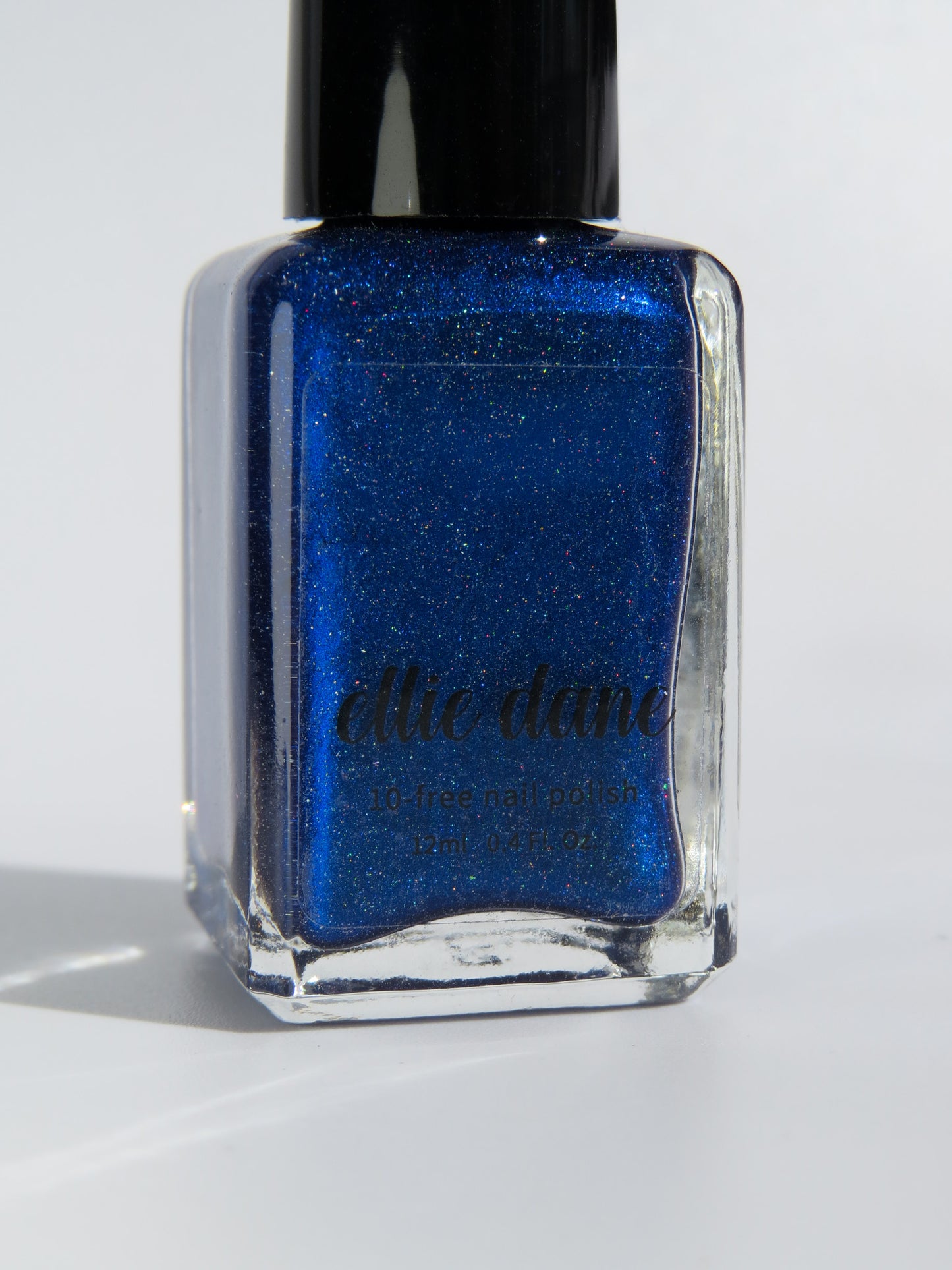 Ocean of Memories royal blue holo nail polish bottle