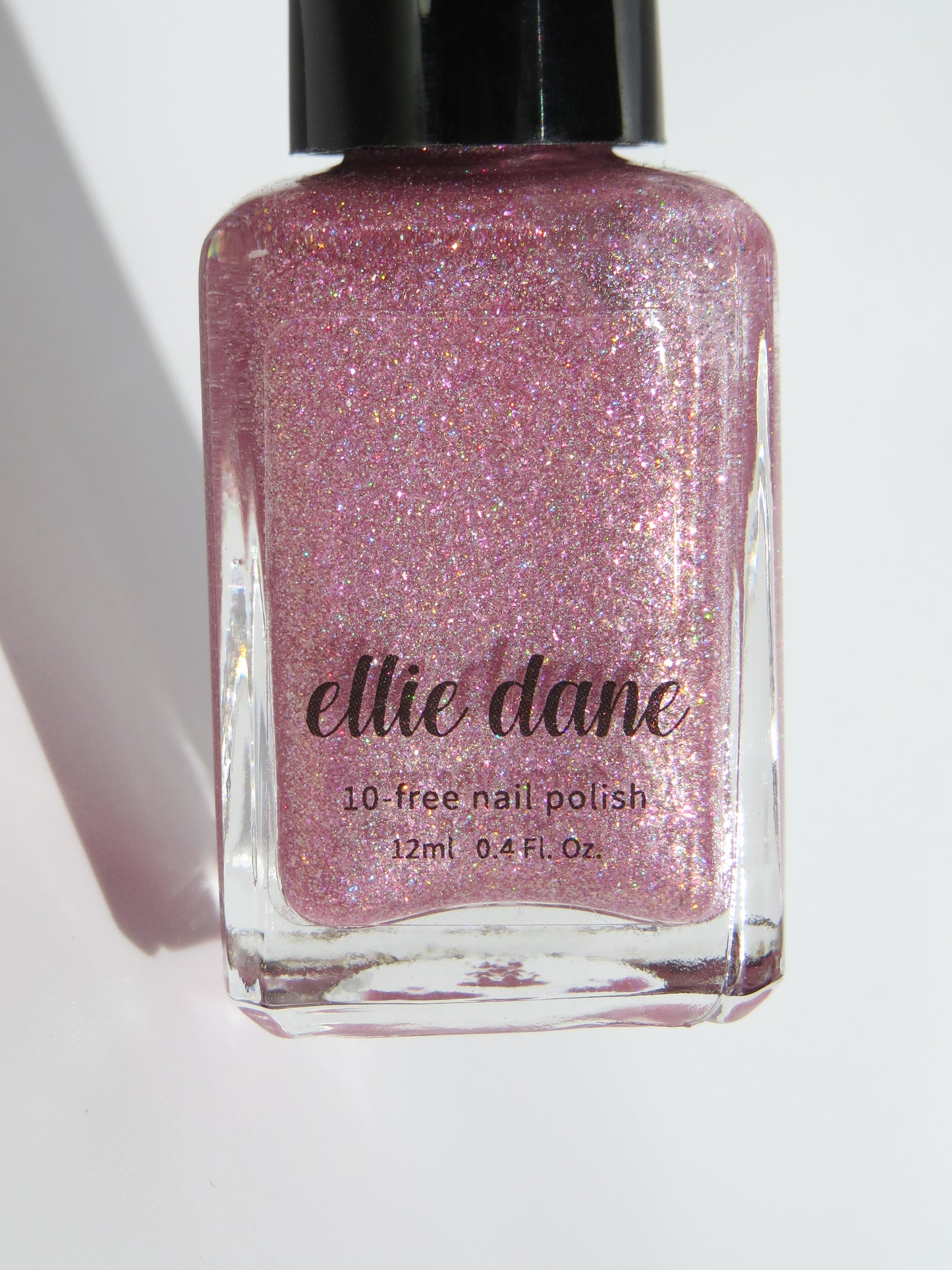 Rose Quartz holo pink nail polish