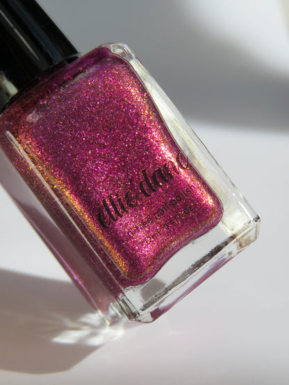 Love Letter Metallic Pink Nail Polish Bottle