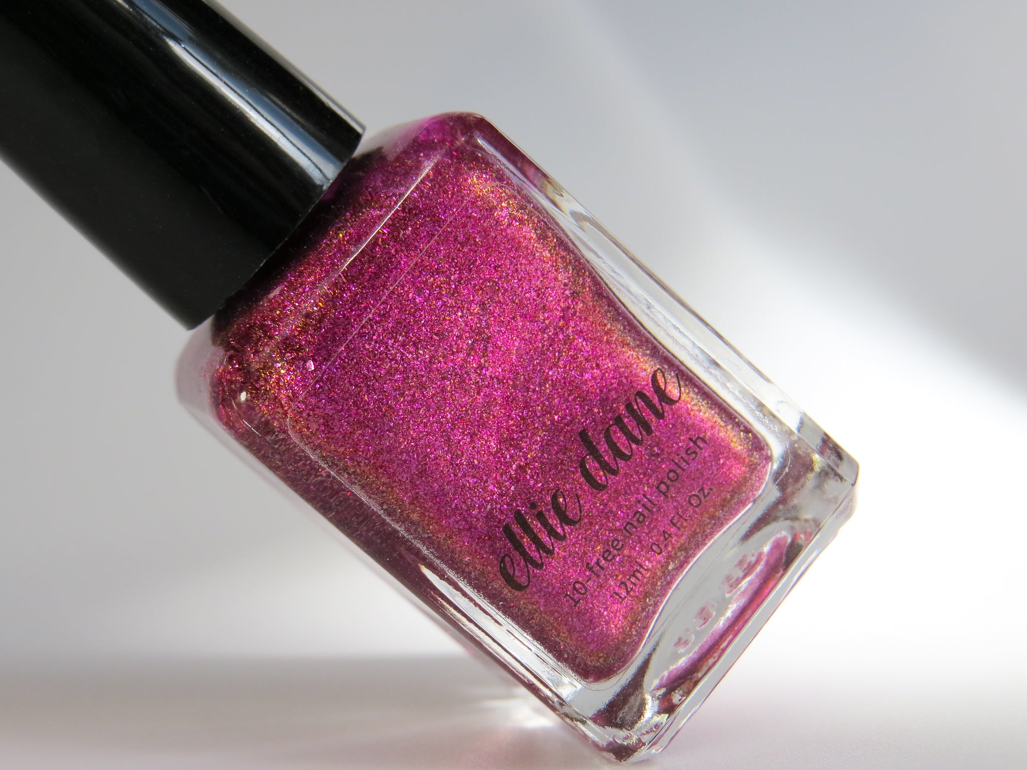 Love Letter - Handmade Magenta Pink Shimmer Nail Polish by